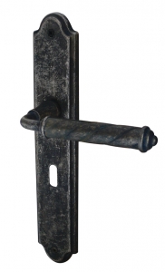 Venezia Tin Finish Lever on Backplate